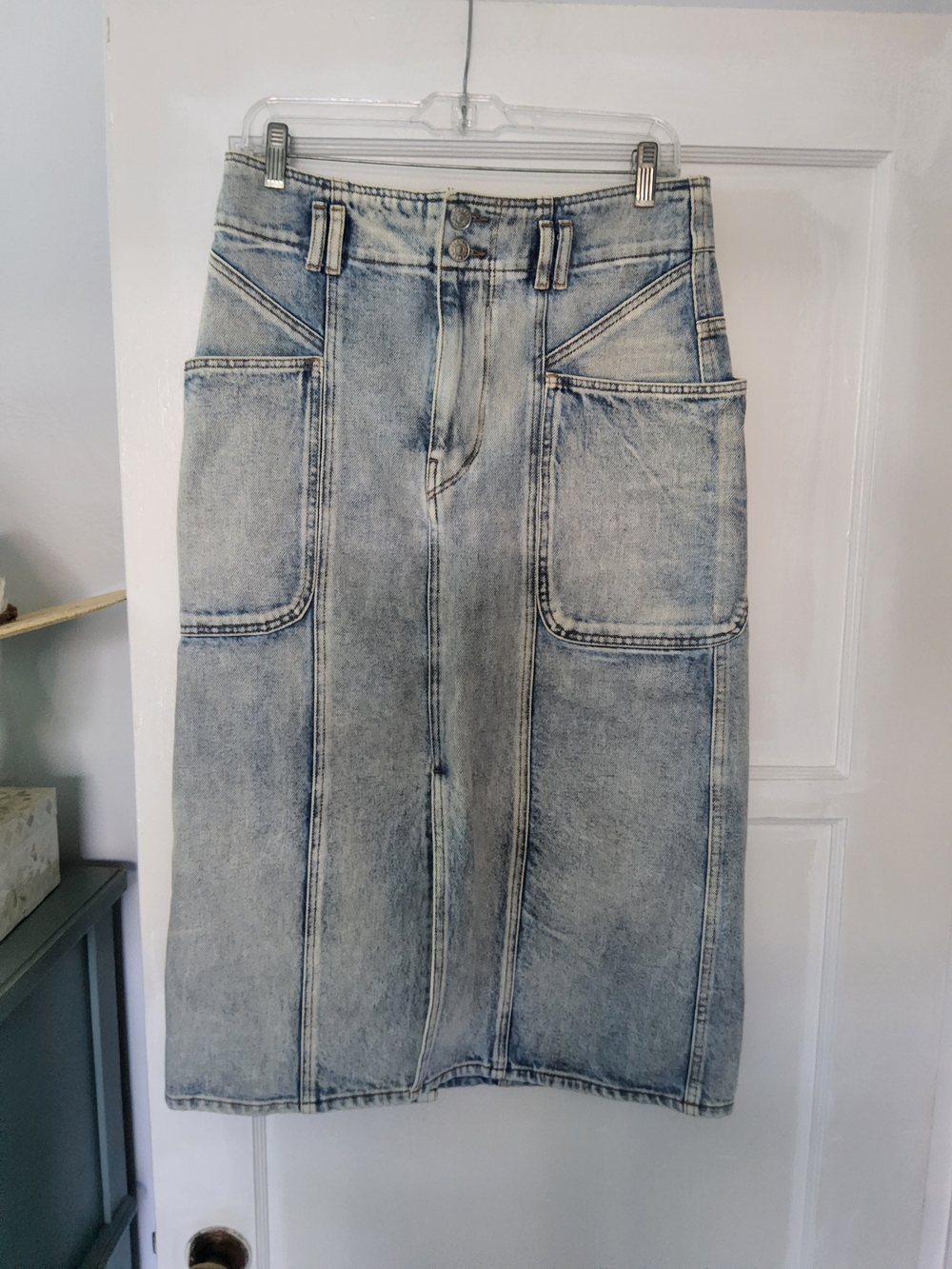 ISABEL MARANT ETOILE Denim Pencil Skirt